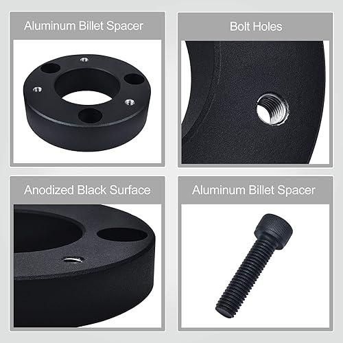 Miniatura 3 de BDFHYK Kit de Nivelación Delantero para F150 6,35 cm, Espaciadores de Puntal Delanteros de 6,35 cm Compatibles con F150 4WD2WD 2004-2021, Kit de
