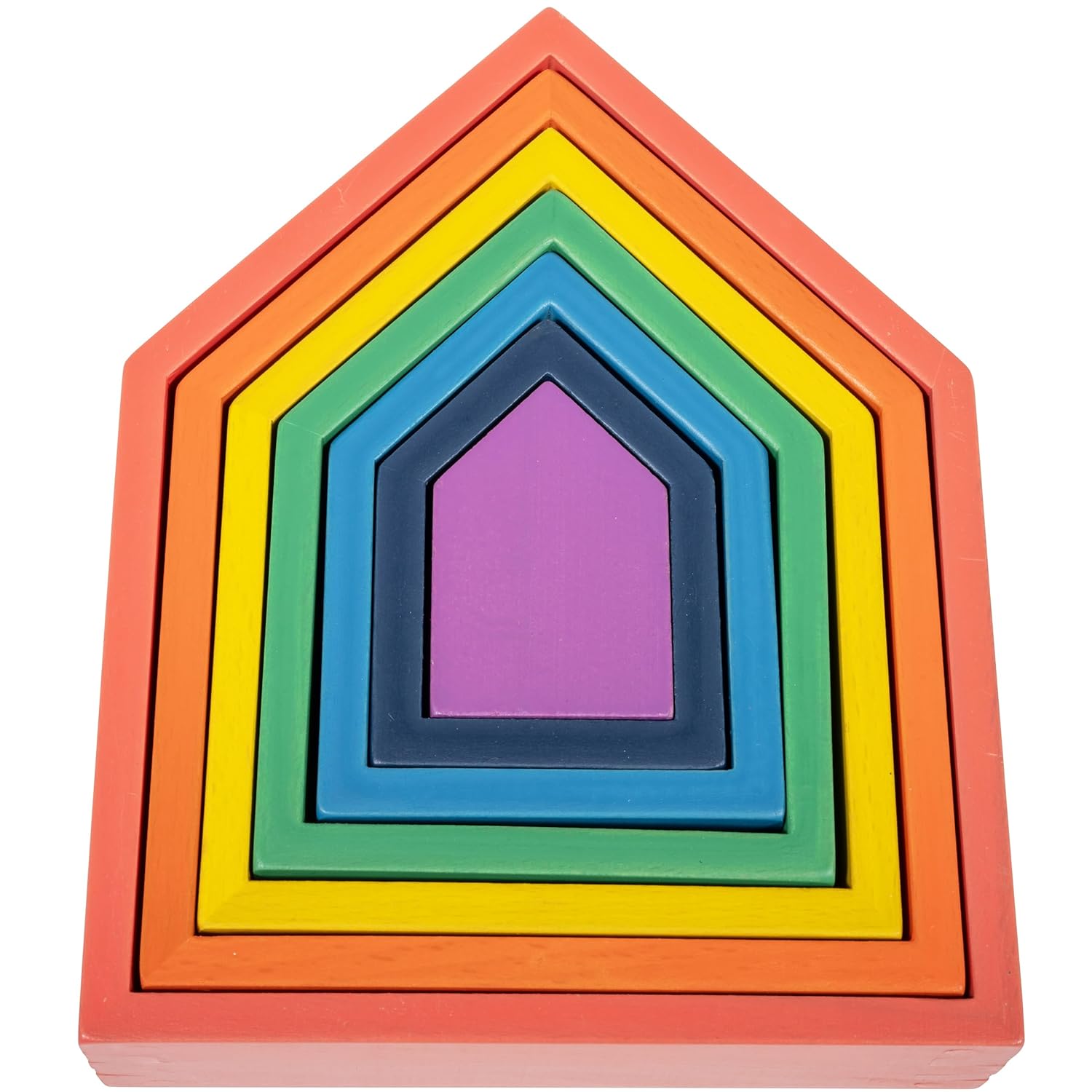 TickiT Rainbow Architect Houses - Set of 7