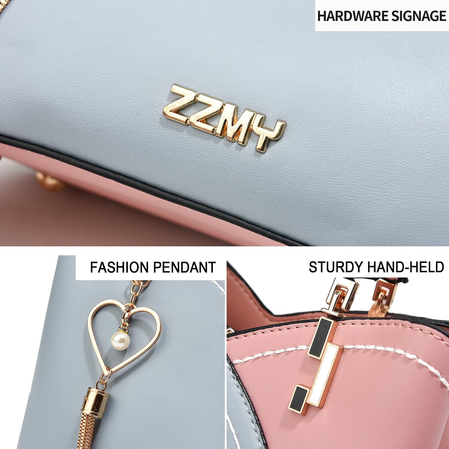 Xiaoyu Small Purses and Handbags for Women Stylish Crossbody Bag Lightweight Shoulder Bag Ladies Top Handle Satchel Purse - Image 5