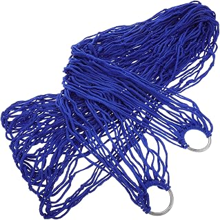 Outdoor Mesh Hammock Chair, Single Person Nylon Rope Camping
