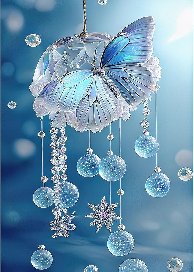 QENSPE 5D Diamond Painting Kits, Special Shaped Crystal Ball Diamond