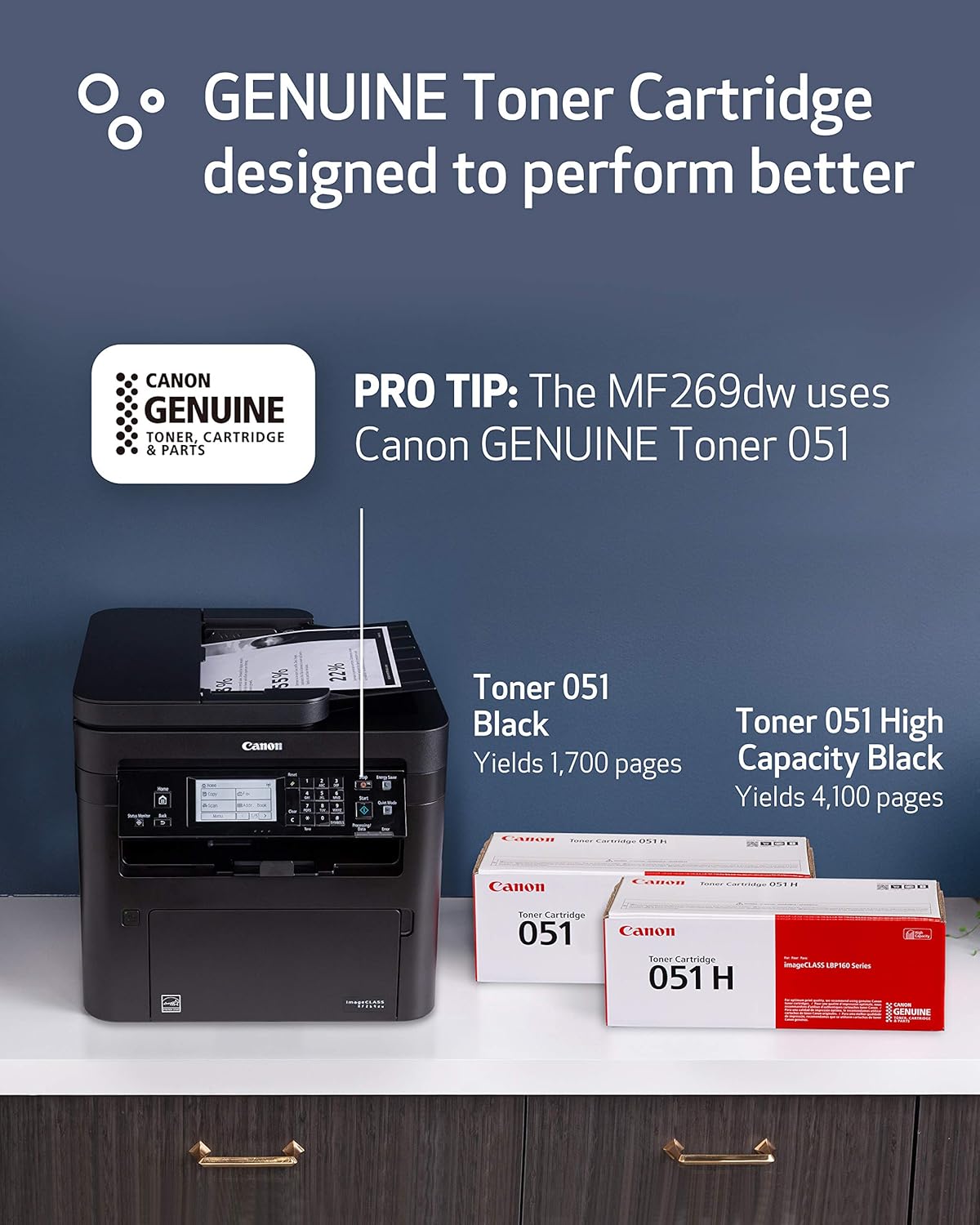 Buу 2 gеt 3 imageCLASS MF269dw - All-in-One, Wireless, Mobile-Ready Laser Printer, with Duplex Automatic Document Feeder, Up to 30 Pages Per Minute and High Yield Toner Option