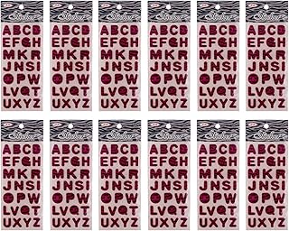 مجموعة ستيكرات لاصقة اسفنجية بحروف انجليزية للأطفال من ثري ايه 2440-11، 12 قطعة - موف 2440-11 - 3A-5088 - أرجواني 9