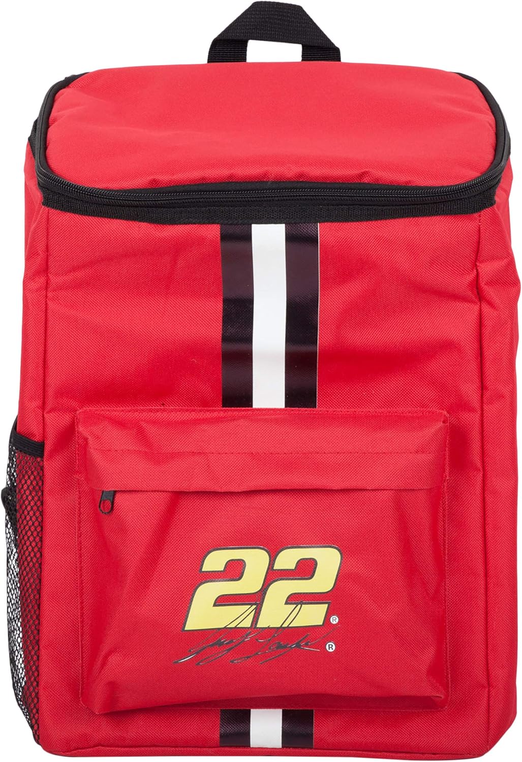 FOCO Logano #22 Cooler Backpack - Water Resistant Travel Soft Sided Insulated Ice Chest - Unisex 24 L Bag with Mesh Pocket - Lightweight Beach Bag, Camping, Tailgating - Officially Licensed Fan Gear