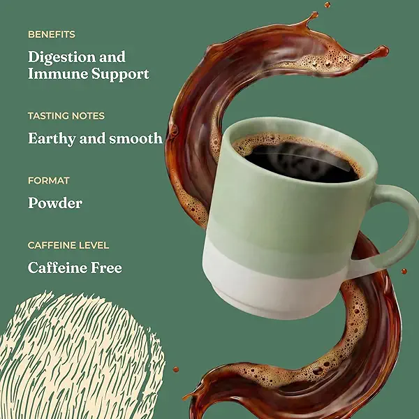 Four Sigmatic Gut Health Mushroom Blend | Organic Mushroom Powder Complex with Turkey Tail, Lion’s Mane, Cordyceps, Chaga, Probiotics and More | Natural Immune Support Supplement | 30 Servings 9
