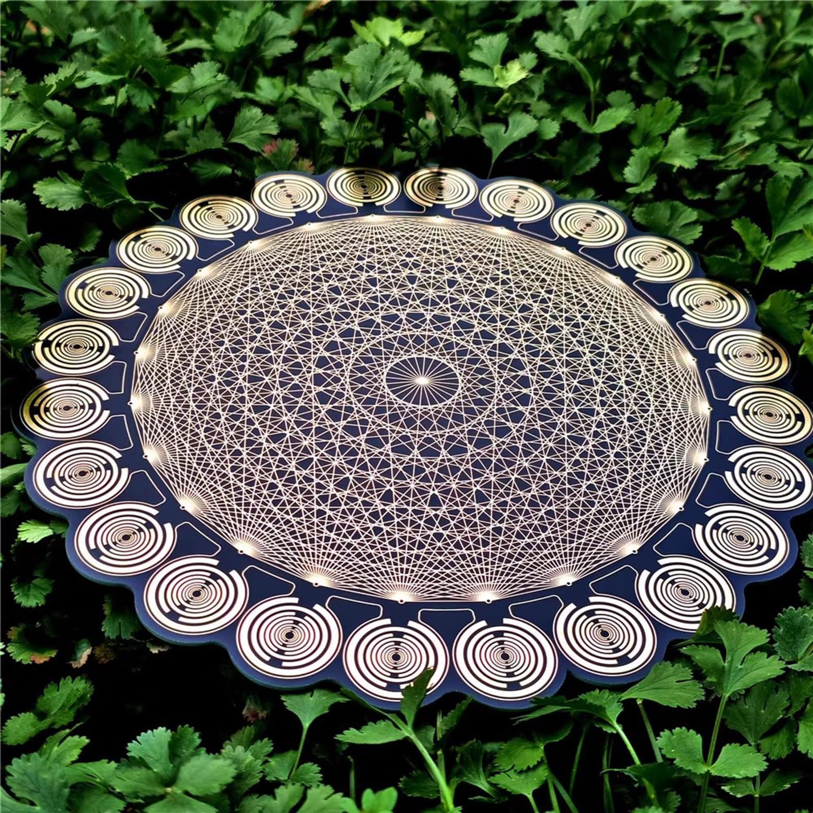 Sacred Geometry Resonance MWO, Multi-Wave Oscillator Tesla Coil, with 240mm Schumann Resonance 7.38 Hz Plate, MWO Technology Energy Antenna That Receives Energy and Transmits Specific Frequencies