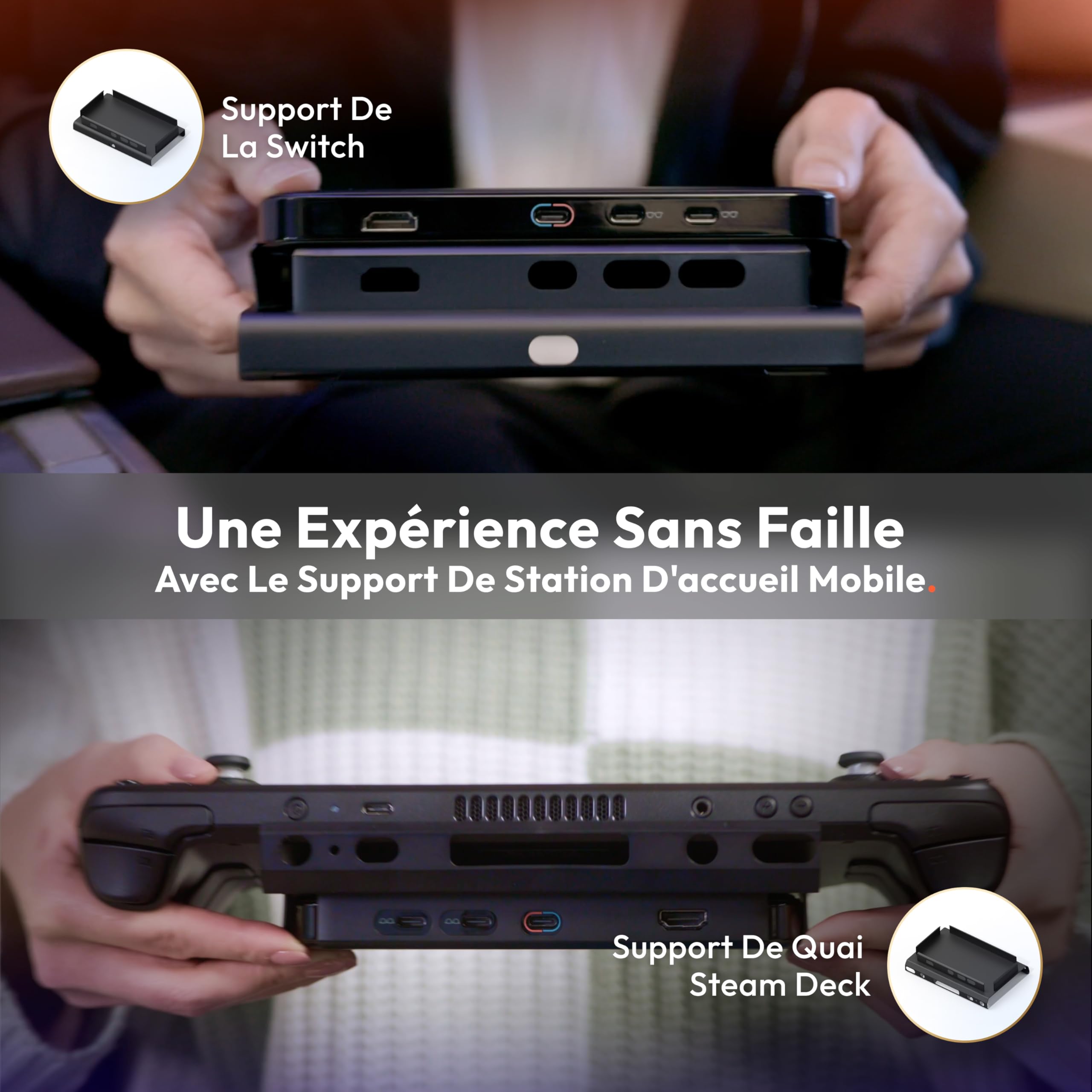 VITURE Pro Mobile Dock, Première expérience XR immersive pour la Switch 2, Streaming&Jeu en coopération, Compatible avec PS, Contenus 2D/3D, Fire TV, Appareils HDMI, pour écran USB-C&Lunettes XR/AR