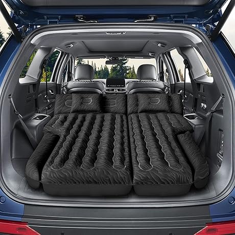 Jeep Cherokee Inflatable Double-Sided Flocking Travel Camping Car Air Mattress