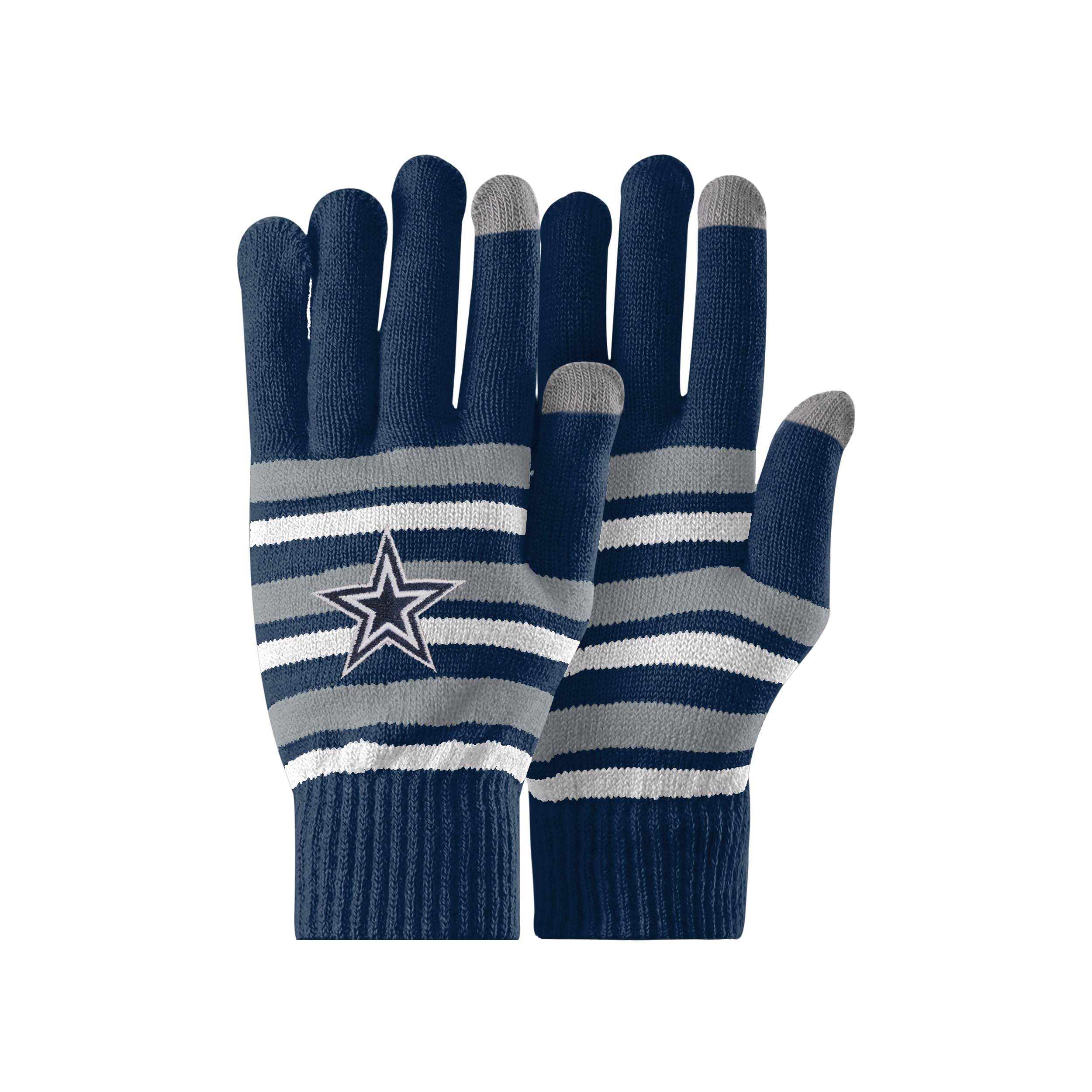 FOCO NFL Team Logo Winter Stretch Gloves