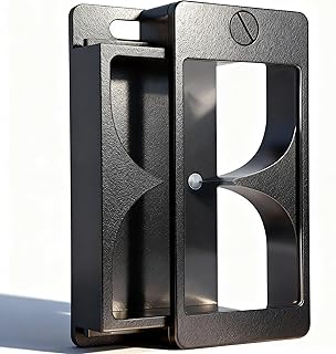 Professional Pill Cutter & Splitter - Precision Aluminum Tablet Slicer for Small, Large & Tiny Tablets | Cortador for Accurate Medicine & Vitamin Doses (Black)
