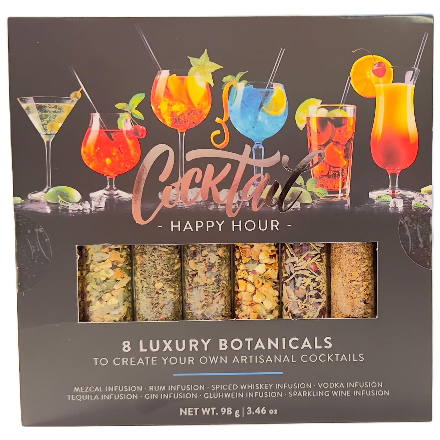 Eat.art Happy Hour | Cocktail Hour Gift Set | Gift for Men | Gift for Women | Housewarming Gifts | Gift for all Occasions | Unique Gifts