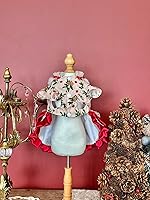 Vista 39 de Vestido de princesa de encaje para perros pequeños y pequeños extragrandes, color negro, talla L