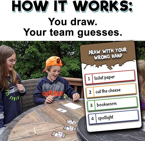 Miniatura 3 de Artsy Fartsy: Juego de dibujo para niños y familias, Super divertido para la noche de juego de fiesta familiar