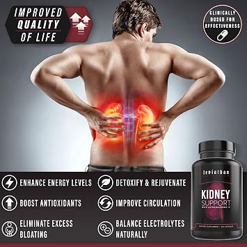 Leviathan Super Kidney Cleanse & Urinary Detox Formula | Optimal Kidney Health & Gallbladder Formula | Full Restore & Detox - Manage Kidney Stones | 120 Caps