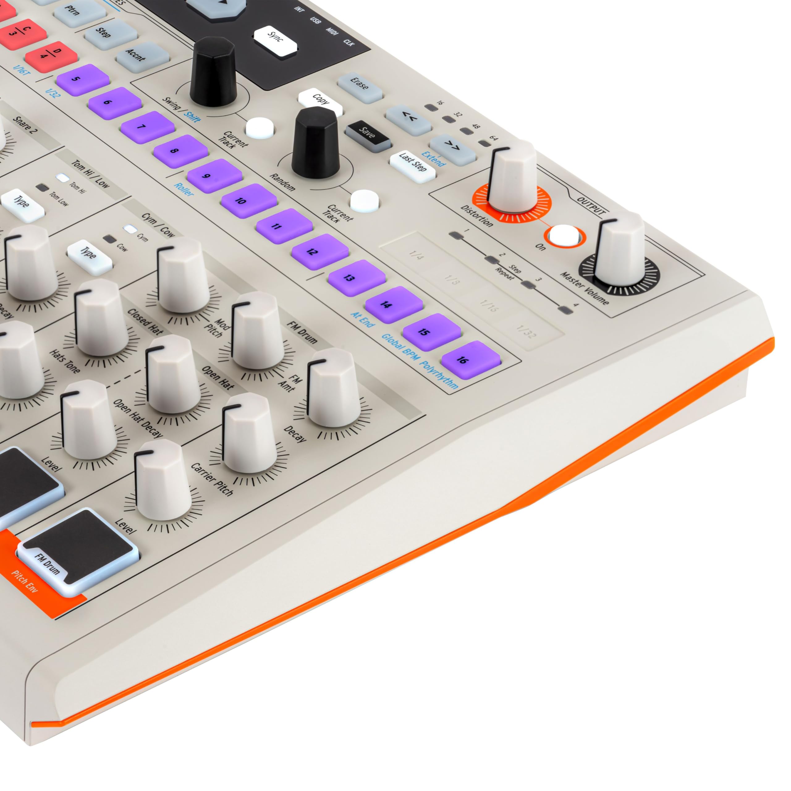 Arturia DrumBrute Impact 1984 Analog Drum Machine - White - Image 7