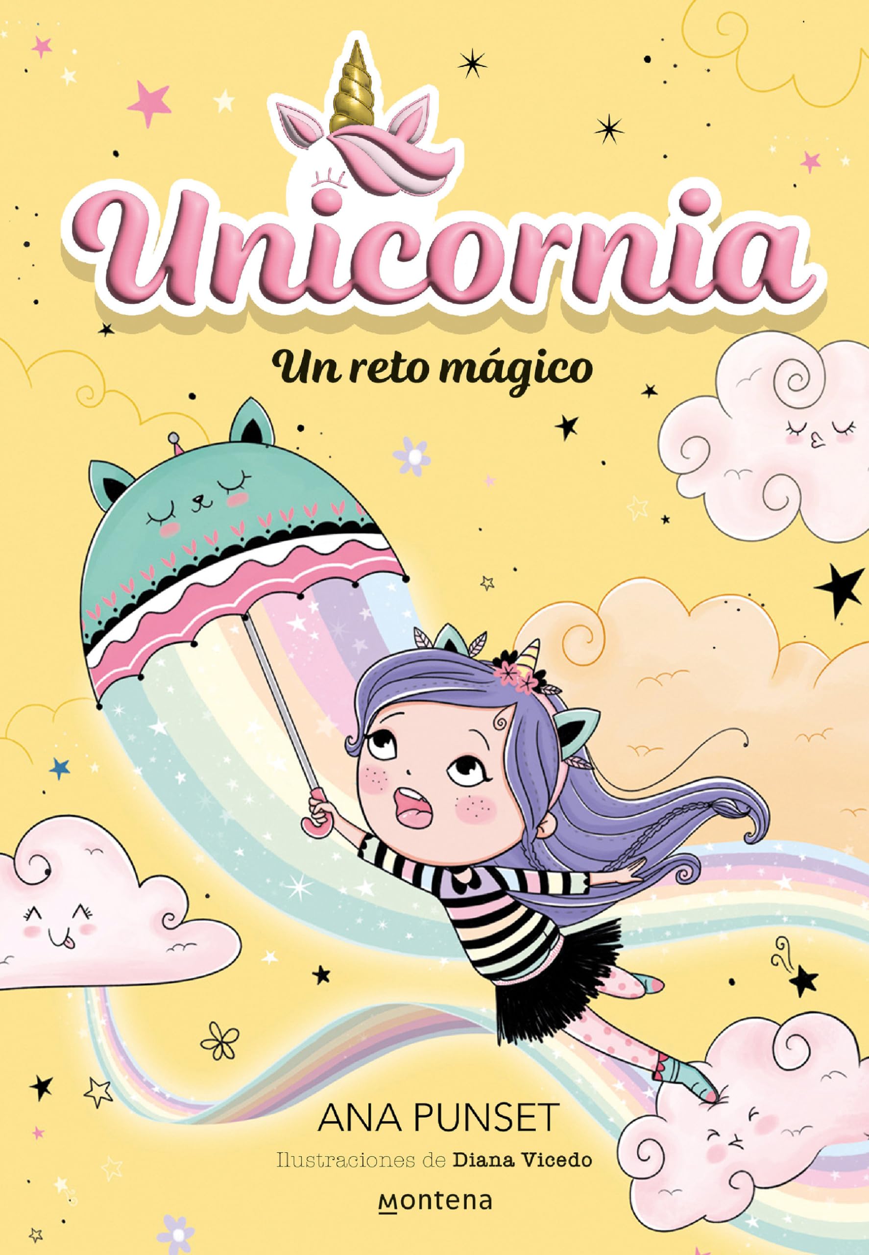 Un Reto Mágico / A Magical Challenge: ¡Un libro mágico con purpurina en la cubierta!: 3 (Unicornia)