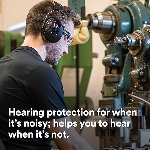 Miniatura 3 de 3M PELTOR ProTac III - Auriculares de protección auditiva de calidad profesional, micrófono, 0.138 in, inalámbrico, escucha ambiental