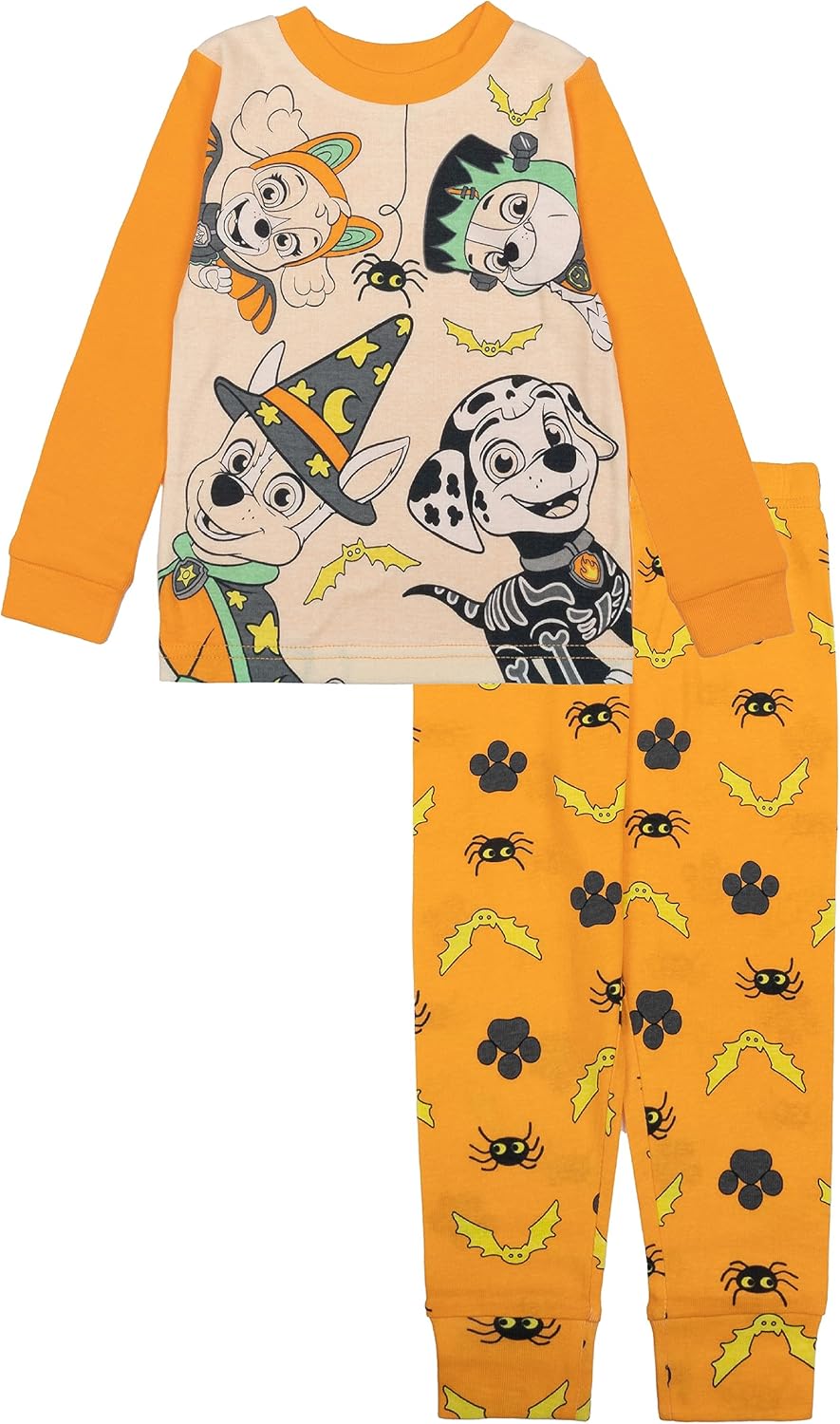 Nickelodeon Unisex Kids' Paw Patrol 2-piece Snug-fit Cotton Holiday Pajama Set, Soft & Cute for Kids