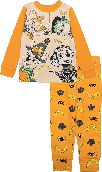 Paw Patrol Little Boys Spooked PUPS 2-Piece Snug-Fit Pajama Set