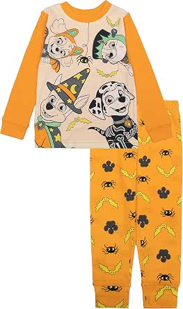 Paw Patrol Spooked Pups Little Boys' 2-Piece Snug-Fit Pajama Set