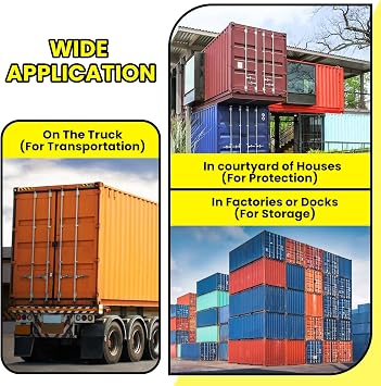 Shipping Container Lock Box, Black