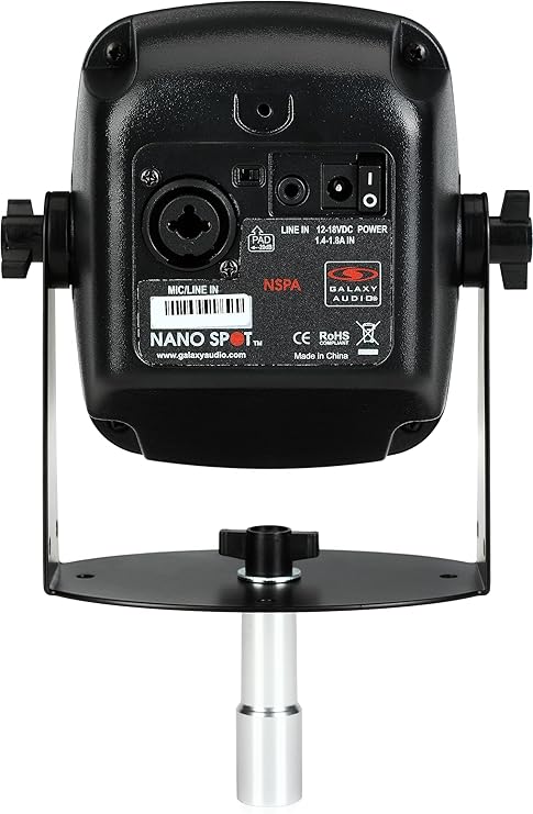 Galaxy Audio NSPA Nano Spot Personal Monitor Speaker, Black