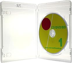 3 Oval Multimedia Blu Ray Case, Clear, 13mm Thick, Logo