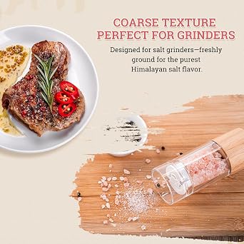 52USA Whole Black Peppercorn 18 Oz + Himalayan Pink Salt 39 Oz Coarse Grain