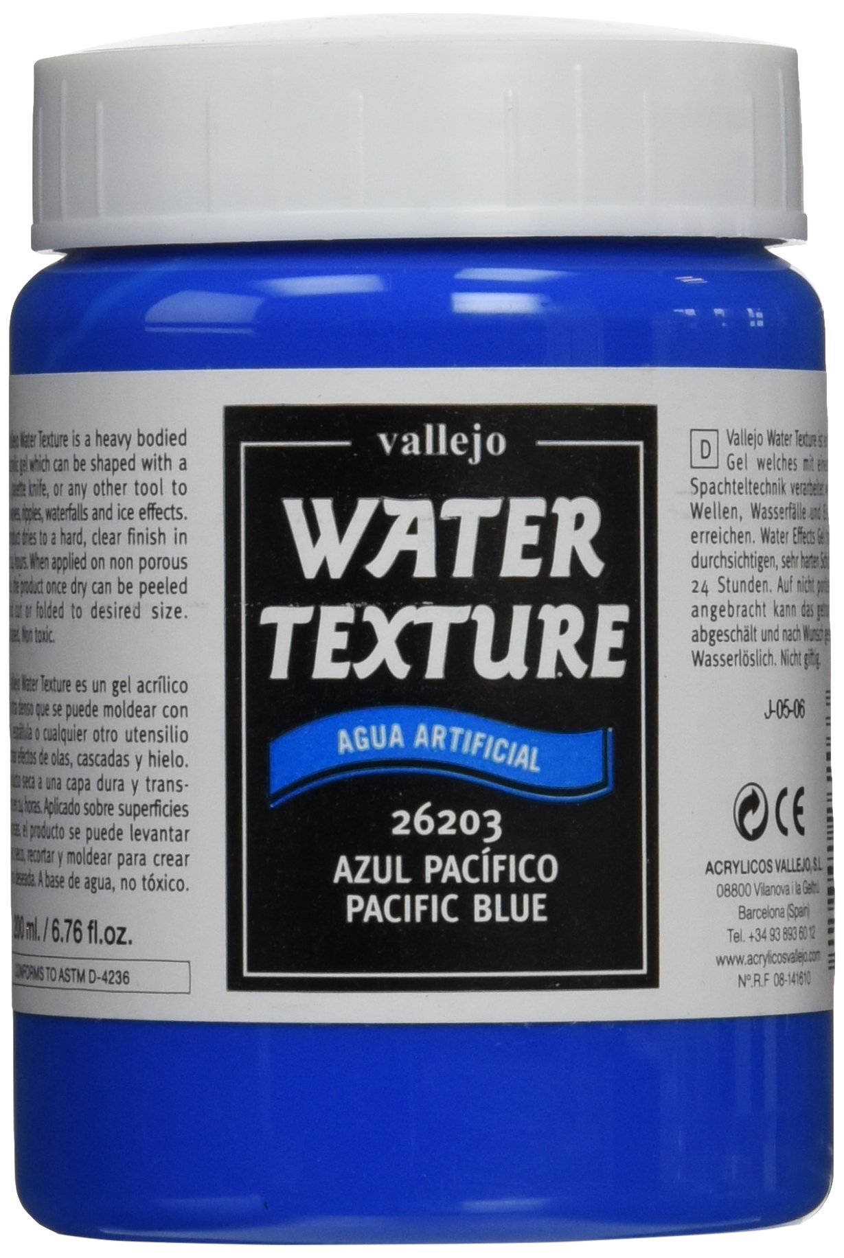 Vallejo Model Color 200 ml Water Effects - Pacific Blue