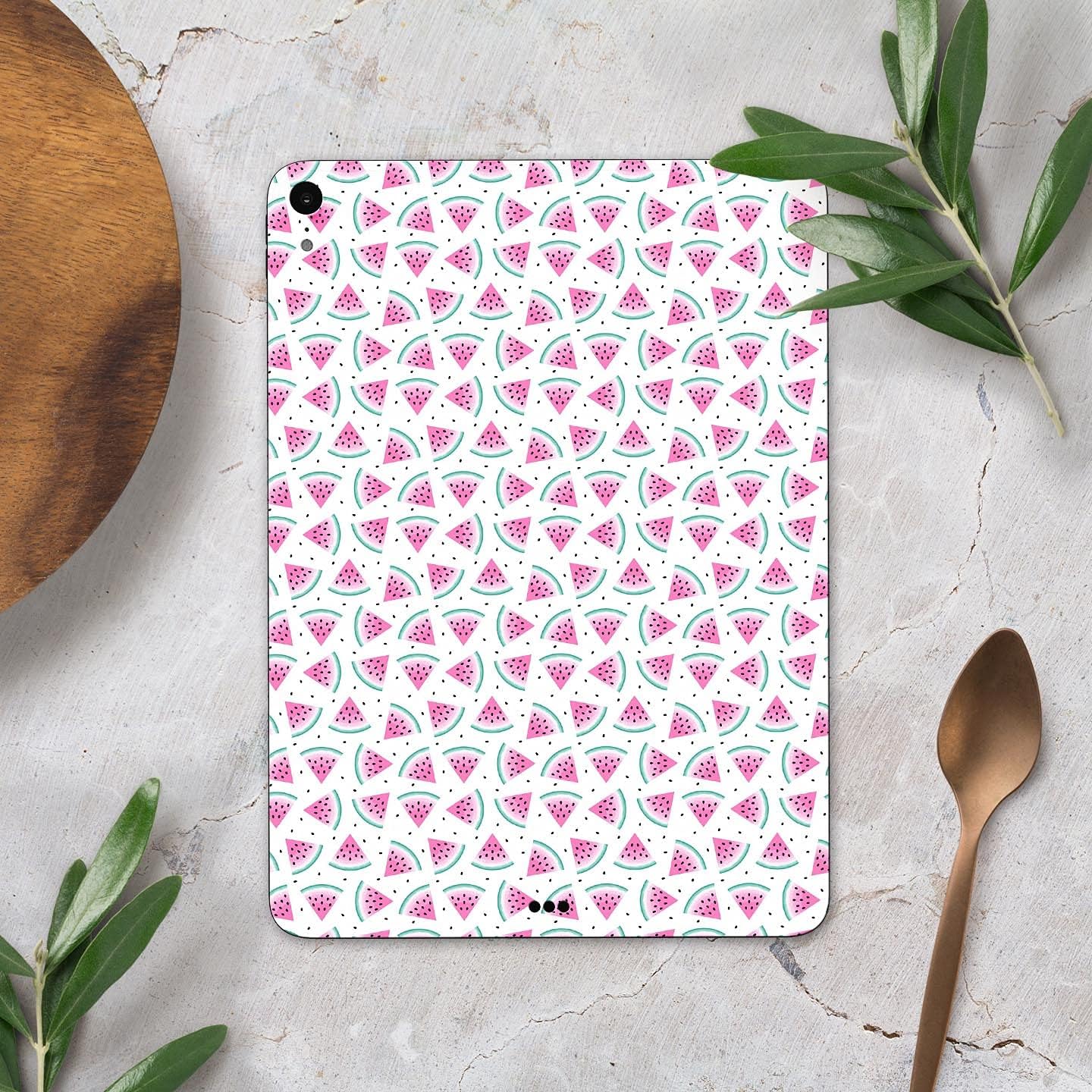 DesignSkinz - The All Over Watermelon Slice Pattern Full-Body Wrap Decal Protective Skin-Kit Compatible with Apple iPad mini 5 (A2133/A2124/A2126/A2125) image 4