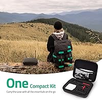 Vista 2 de Kit de videoblogs para teléfono inteligente con luz LED, soporte para teléfono, micrófono, trípode, bolsa de transporte, kit de inicio de YouTube