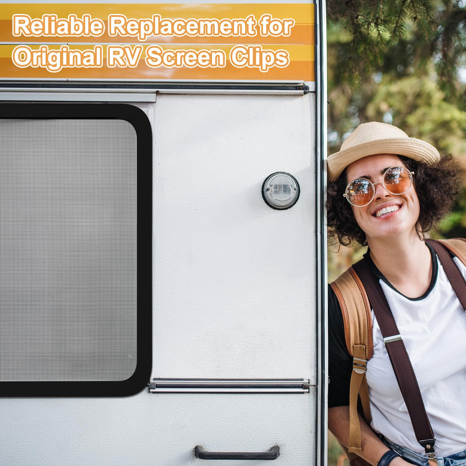 Snapklik.com : 16 Pcs RV Window Replacement Screen Clips Screen ...
