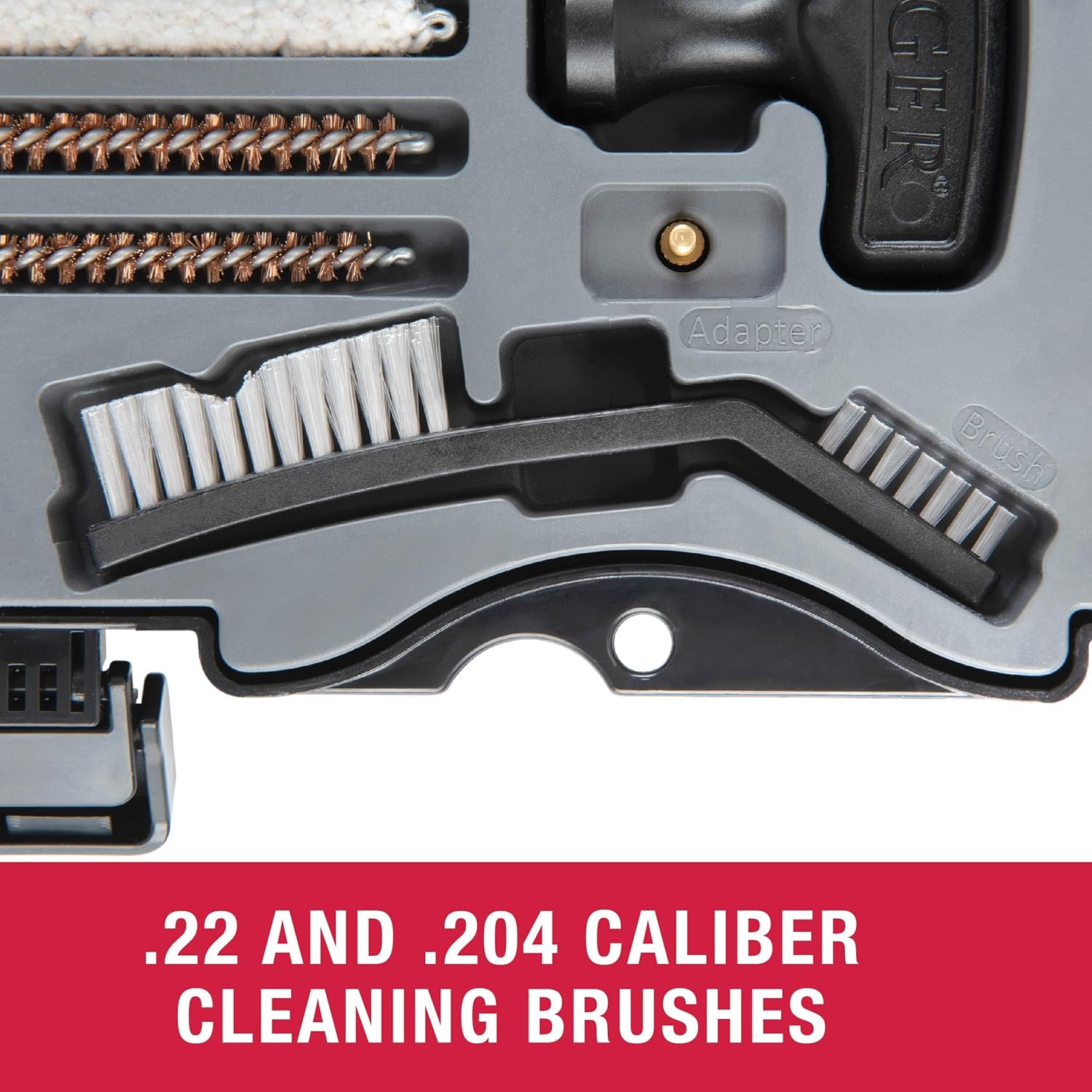 Allen Company 16-Piece .22 Cal Rifle and Handgun Cleaning Kit with Case and 3 Pack Otis Microfiber Gun Cloths