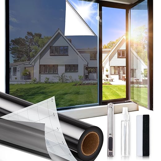One Way Privacy Window Film (17.5" x 78.7") - $7.99