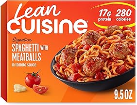 Lean Cuisine Signature Spaghetti With Meatballs, Frozen Lunch Or Dinner, Frozen Pasta 9.5 oz