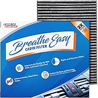 Vista 49 de Filtro de cabina AC y calefactor de defensa contra olores Breathe Easy de Spearhead, se ajusta como OEM, hasta un 25% más duradero con carbón