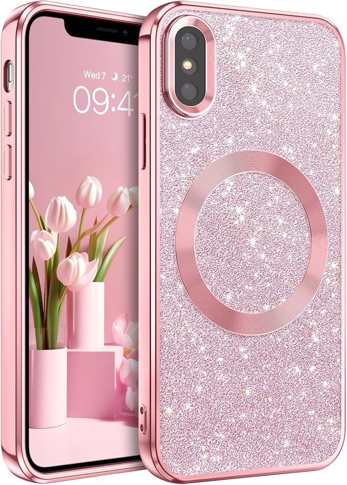 DOMAVER Case For IPhone 16 Pro Max, [Compatible With Mag-safe] With Cute Curly Wave, Hard Protection Translucent Matte Shockproof Slim Fit Protective - View #3