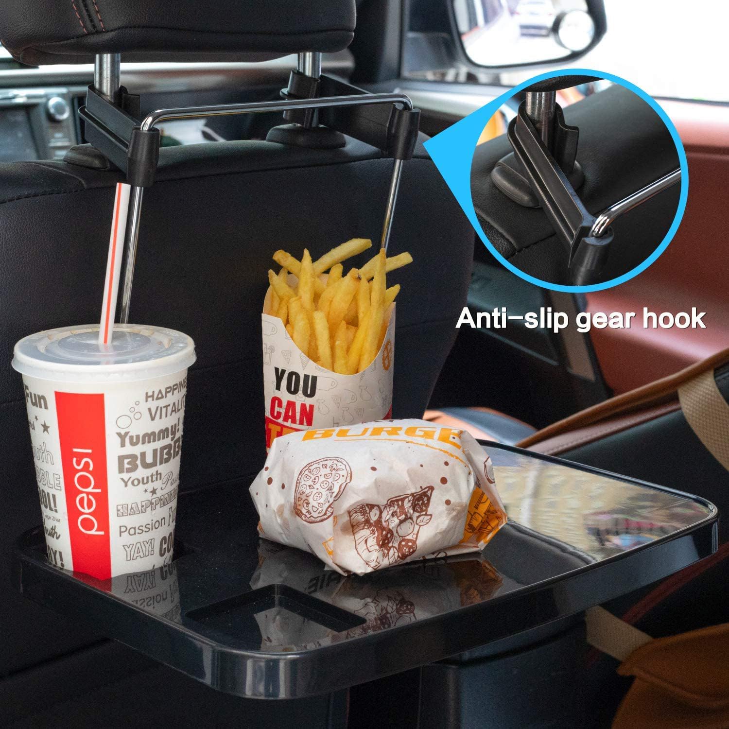 Robustt Multipurpose Car Tray – Pack of 1 (Black) |...