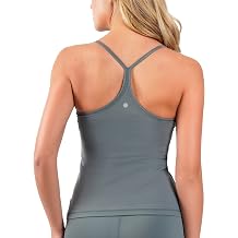 Yogalicious Ultra Soft Lightweight Camisole Tank Top with Built-in Support Bra