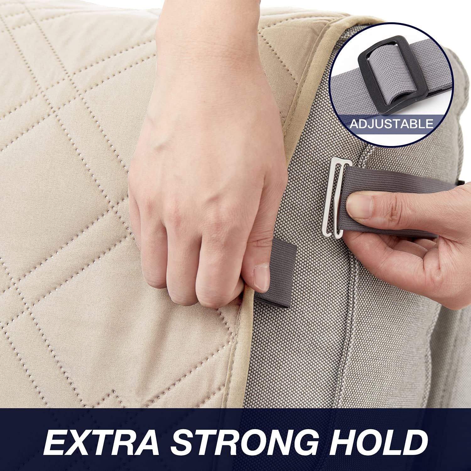 Tempcore Waterproof Couch Covers, Couch Covers for 2 Cushion Couch, Machine Washable Loveseat Cover, Seat Width to 48", Couch Covers for Dogs, Sofa Cover for Pets/Children, Loveseat, Grey : Everything Else