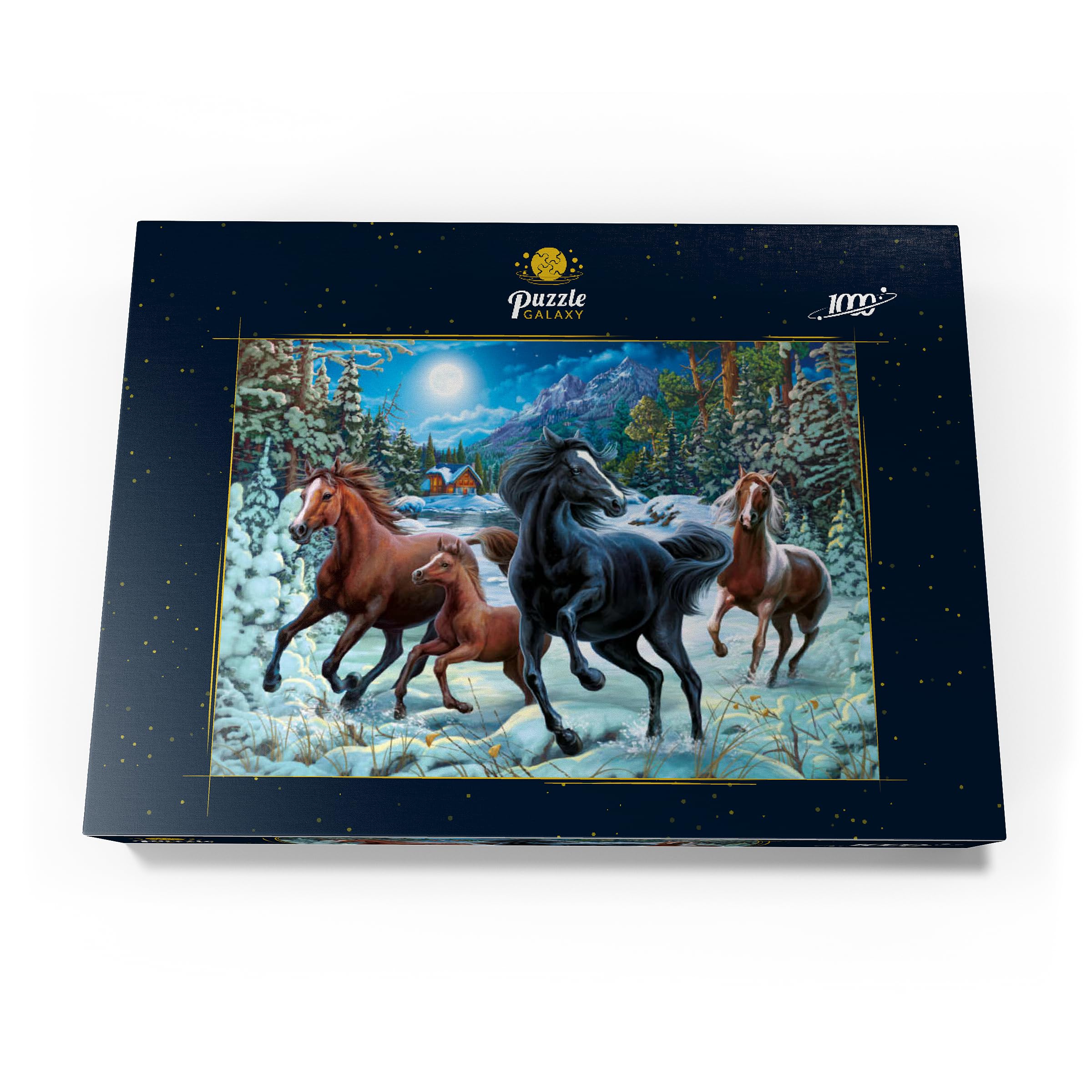 MyPuzzle Winter Magic Of Horses - Premium 1000 Pieces Puzzle - MyPuzzle special collection from Puzzle Galaxy - Image 4