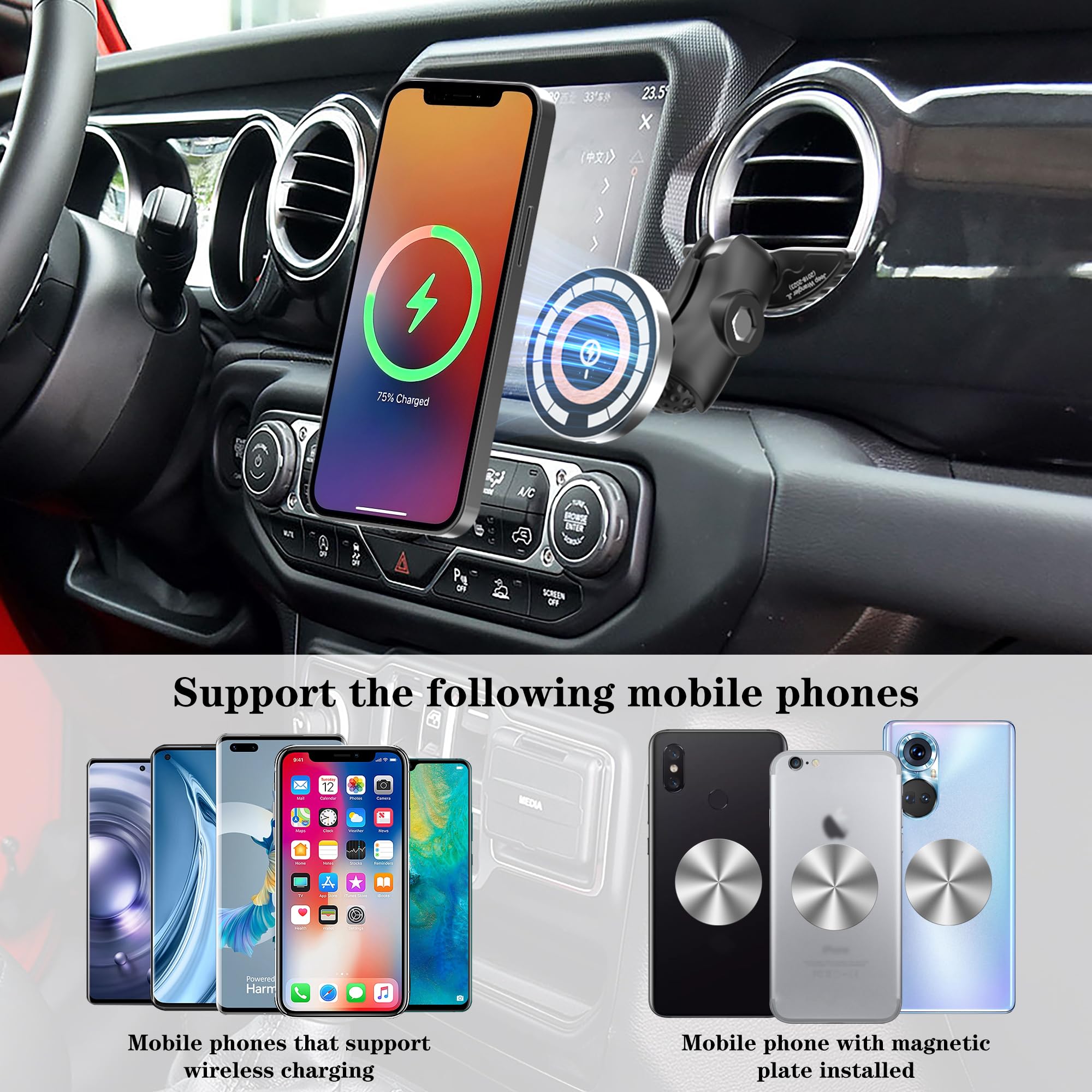 Wireless Charger Jeep Cell Phone Case Magsafe Charger Best Iphone