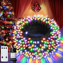 CGN Outdoor Christmas Lights 35 m 300 LED Outdoor String Lights with Remote Control and Timer, 8 Modes IP65 Christmas Tree Light for Outdoor and Indoor Party Garden Balcony Wedding