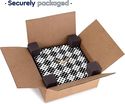 Miniatura 7 de 3dRose Wall Clock Silent - 15 inch - Retro Black and White Circle Pattern Background - Zydd - Seamless Monochrome Dot Patterns