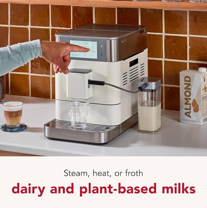 KitchenAid Fully Automatic Espresso Machine KF8, KES8558PL, Porcelain White