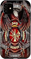 Vista 8 de USA Flag Firefighter Case American Fireman US Fire Fighter Case for iPhone 17
