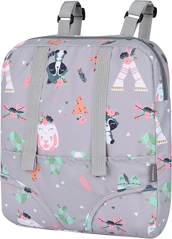 Bebamour Doll Carrier Backpack, 100% Cotton, Kids Backpack for Dolls Accessories Storage Bag
