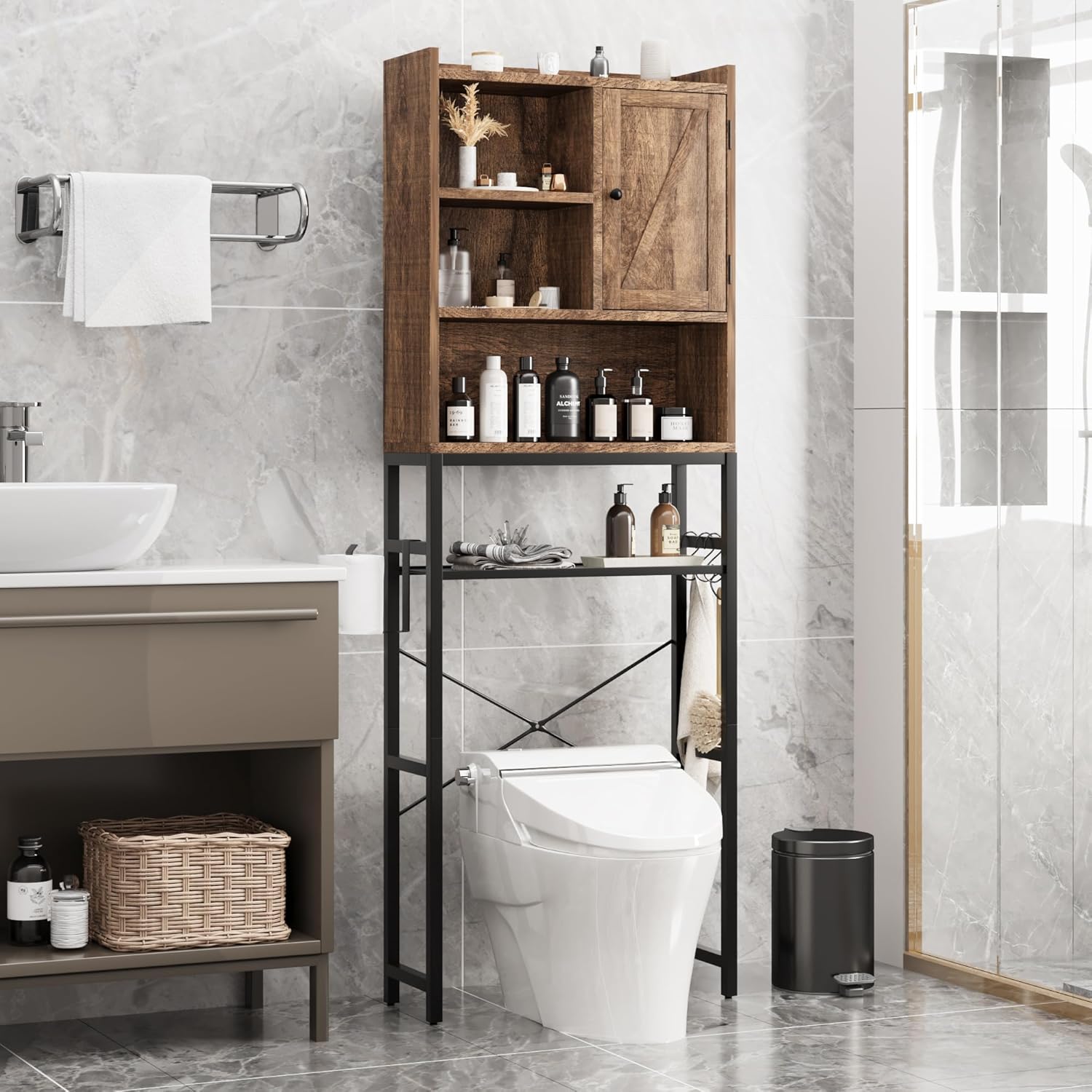 Senfot Over The Toilet Storage Farmhouse Storage