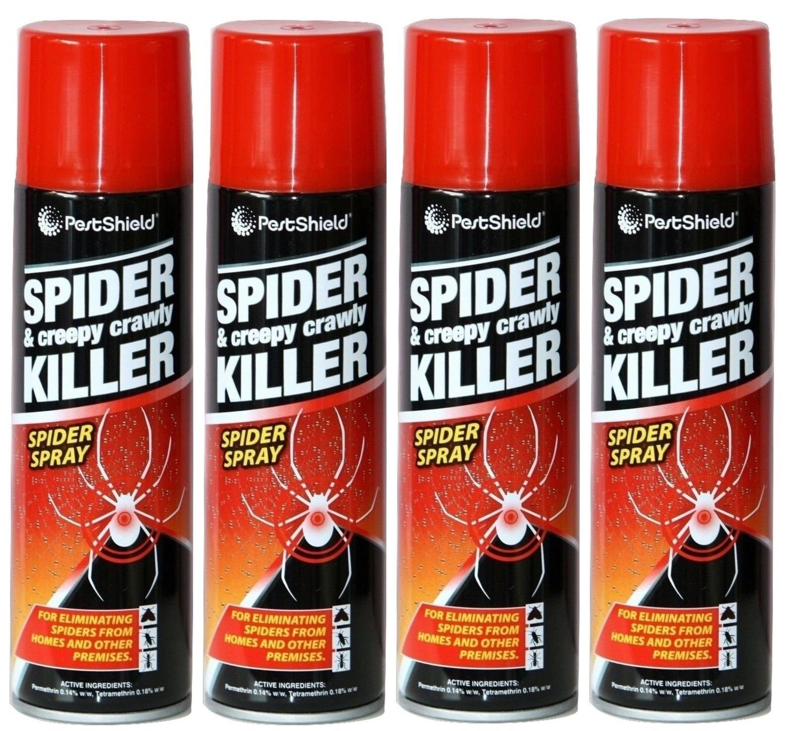 Spider & Creepy Crawly Insect Killer Spider Spray No More Spiders Home Pest Shield 200ml Wilsons Direct (4)