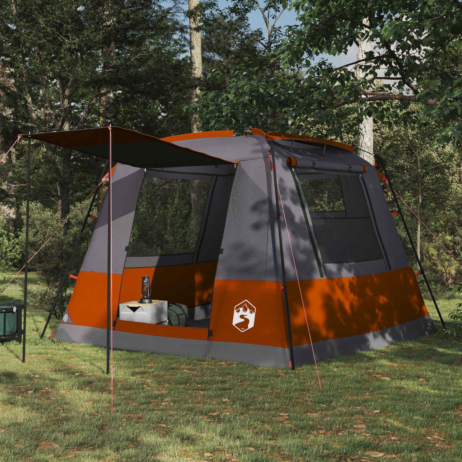Tenda per WC e doccia per campeggio, spogliatoio da viaggio, in poliestere 185T, 310 x 310 x 221 cm, verde